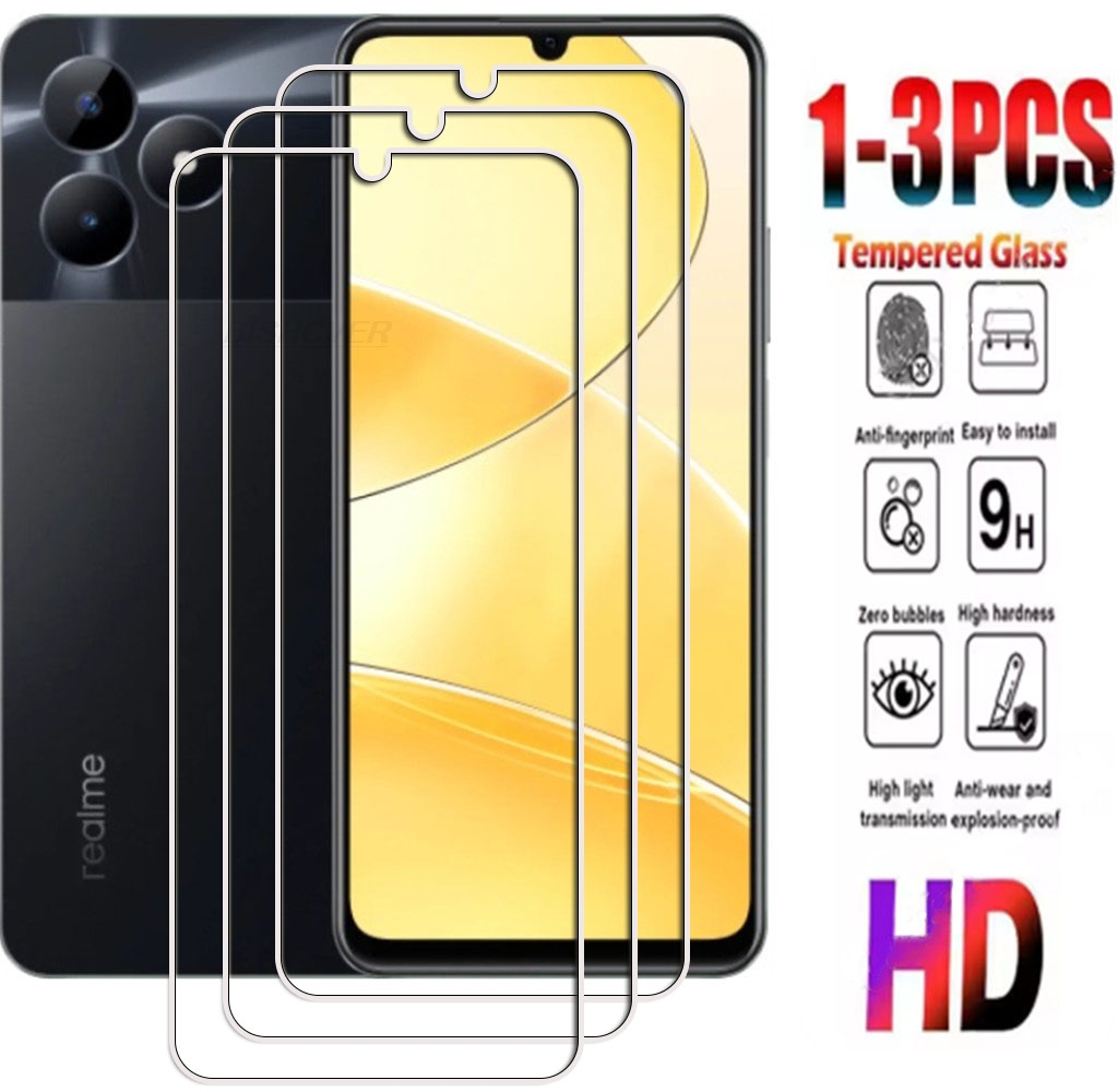 1-3PCS 9H กระจกนิรภัยสำหรับเรี - Realme Note 50 บทวิจารณ์และราคา